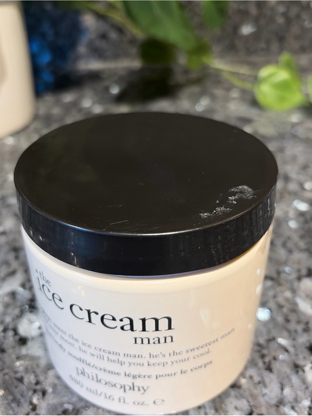 Philosophy The Ice Cream Man Glazed Body Souffle 16 Oz Rare Discontinued Read - Picture 2 of 9